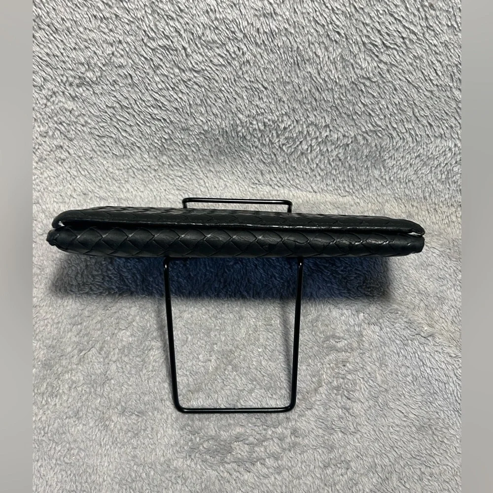 Bottega Veneta Y2K Black Leather Long Wallet - Picture 8 of 14